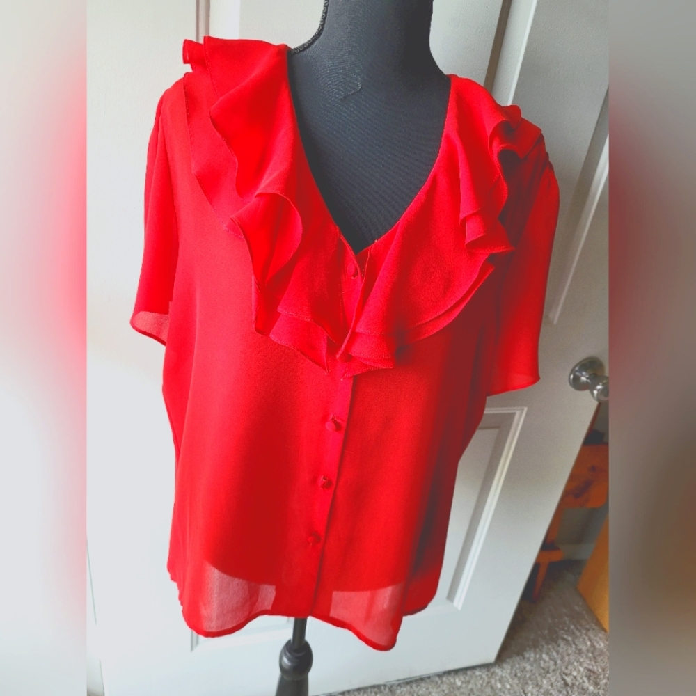 Womens Sheer Blouse